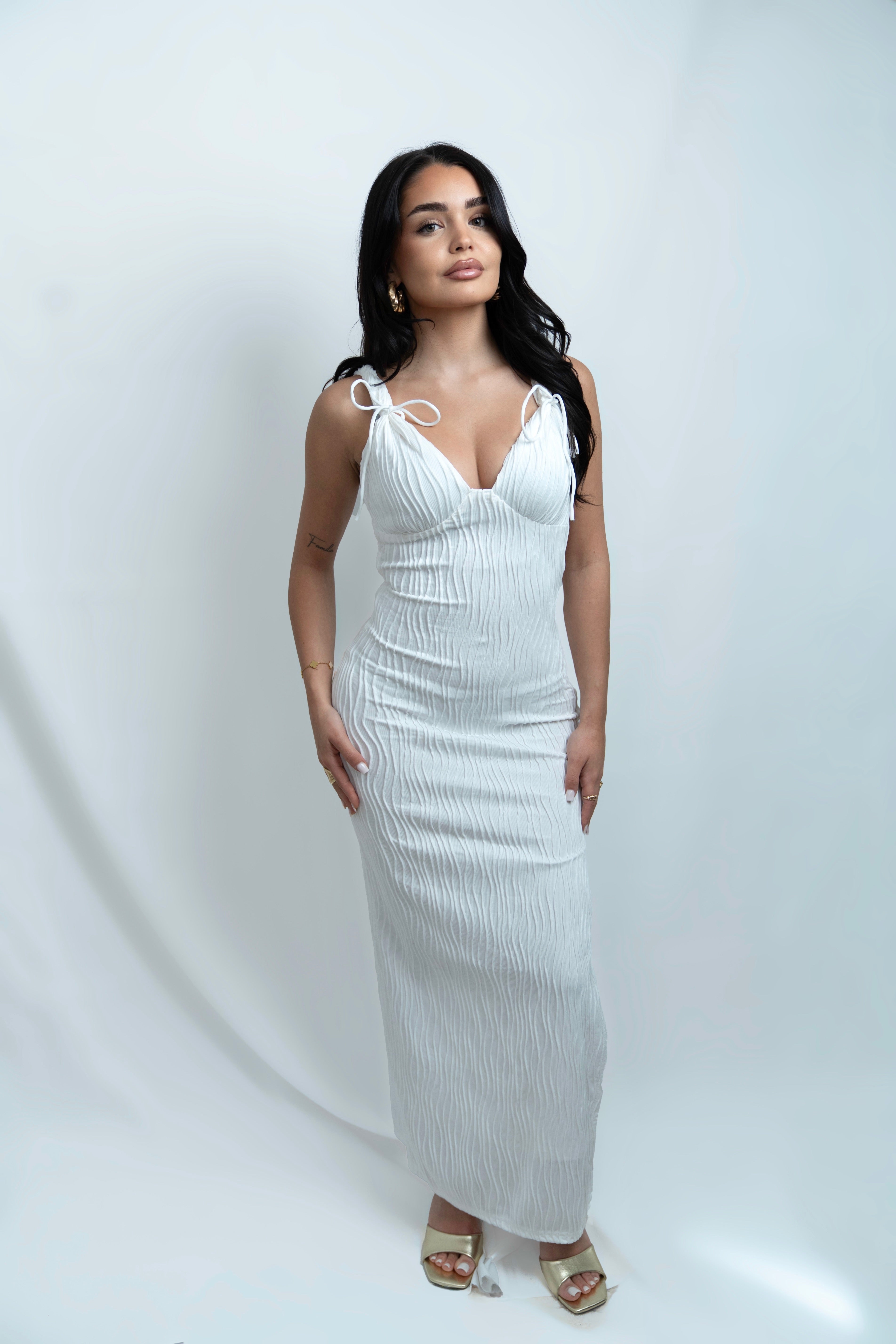 Valencia Maxi Dress Weiß