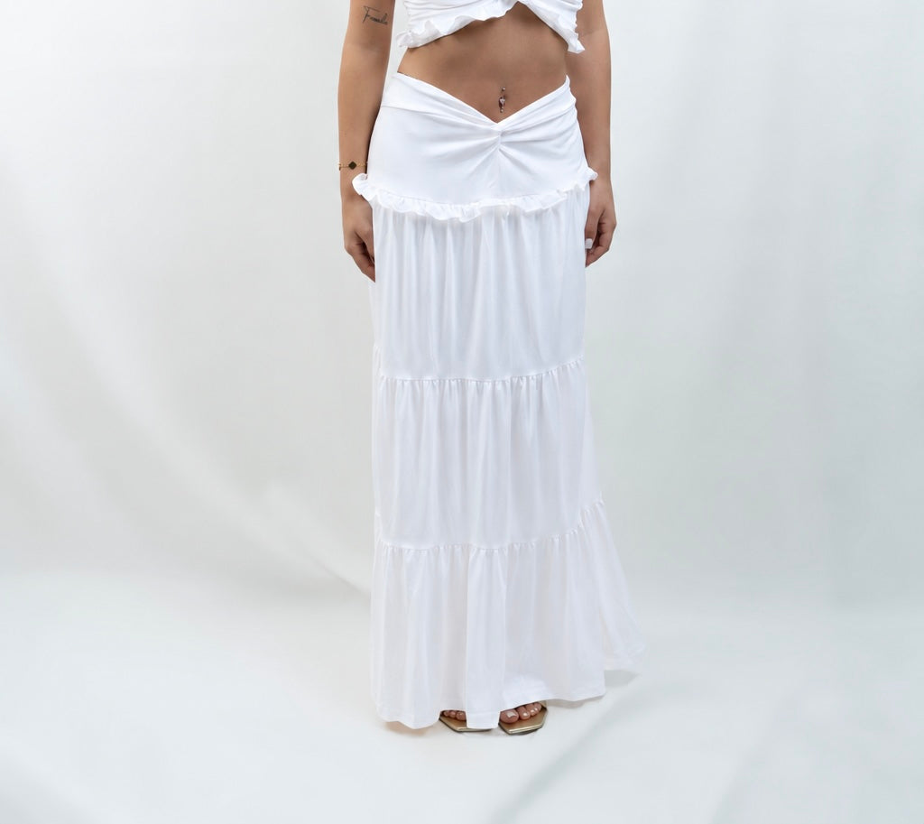 Solea Maxi Rock weiß